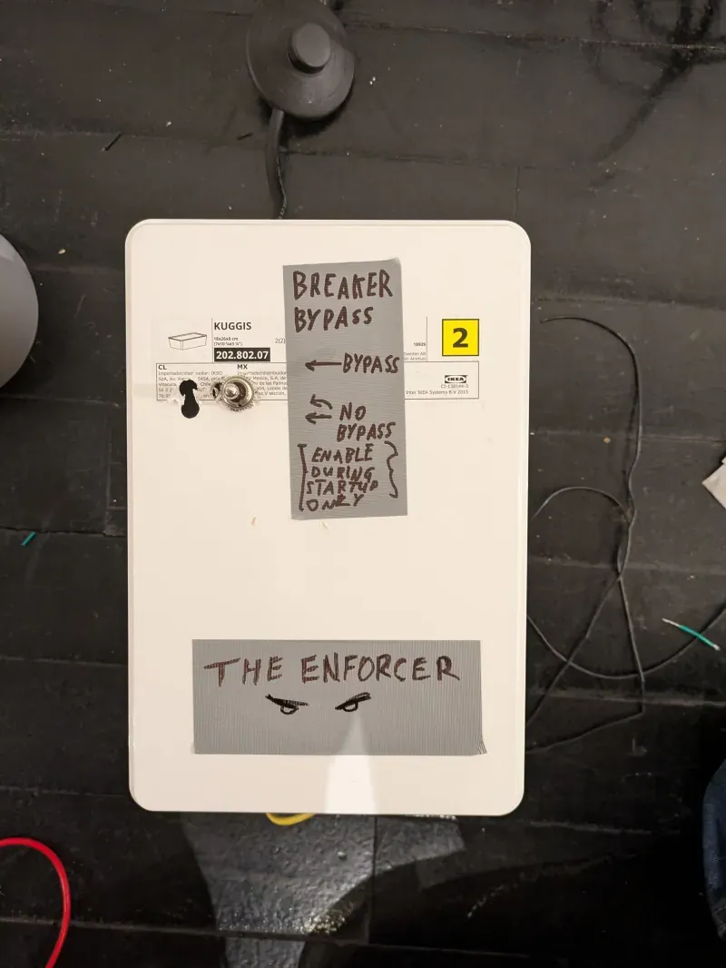 An image of the IKEA box containing the enforcer transformer